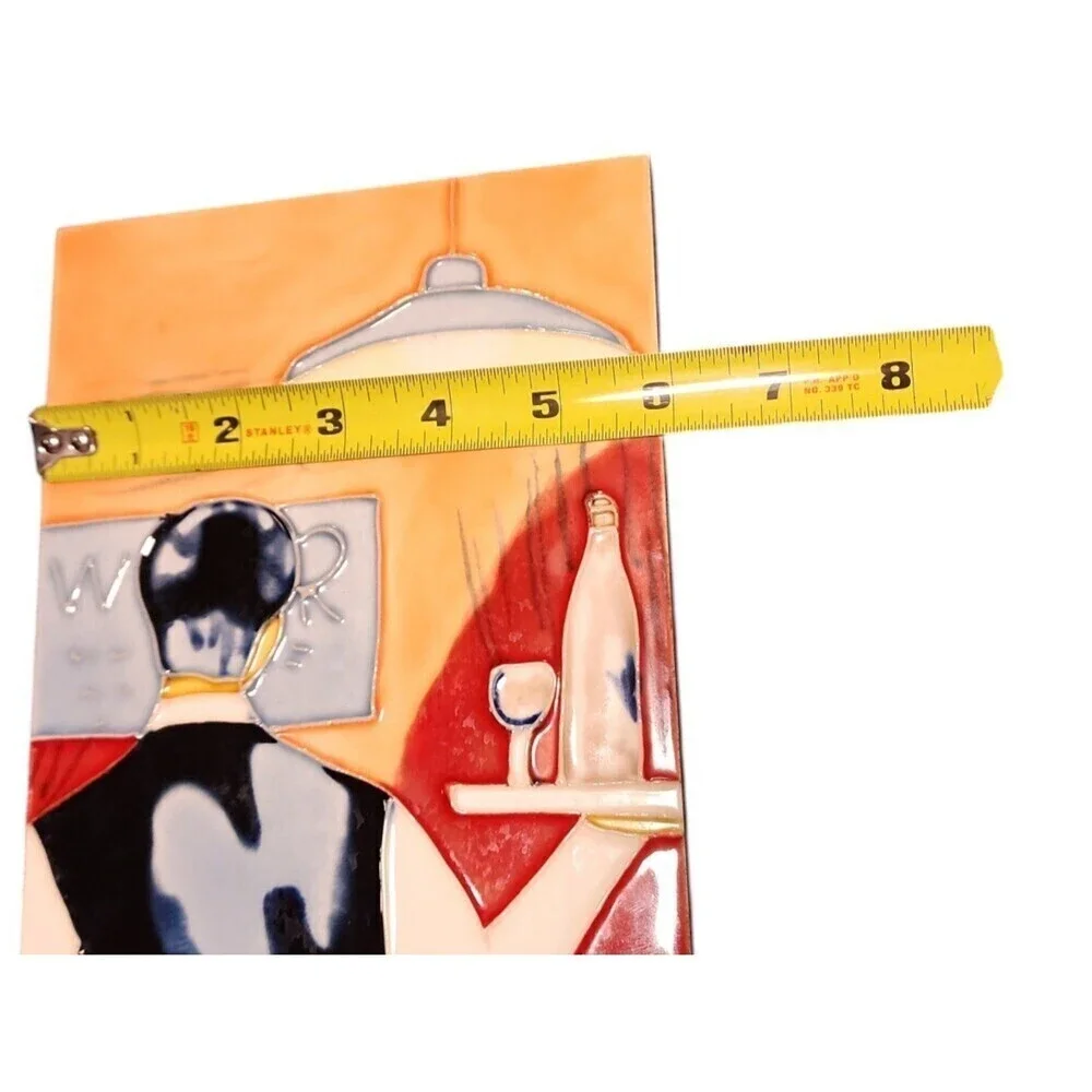 Enamel on Tile Women's Artwork Wall Hangings
